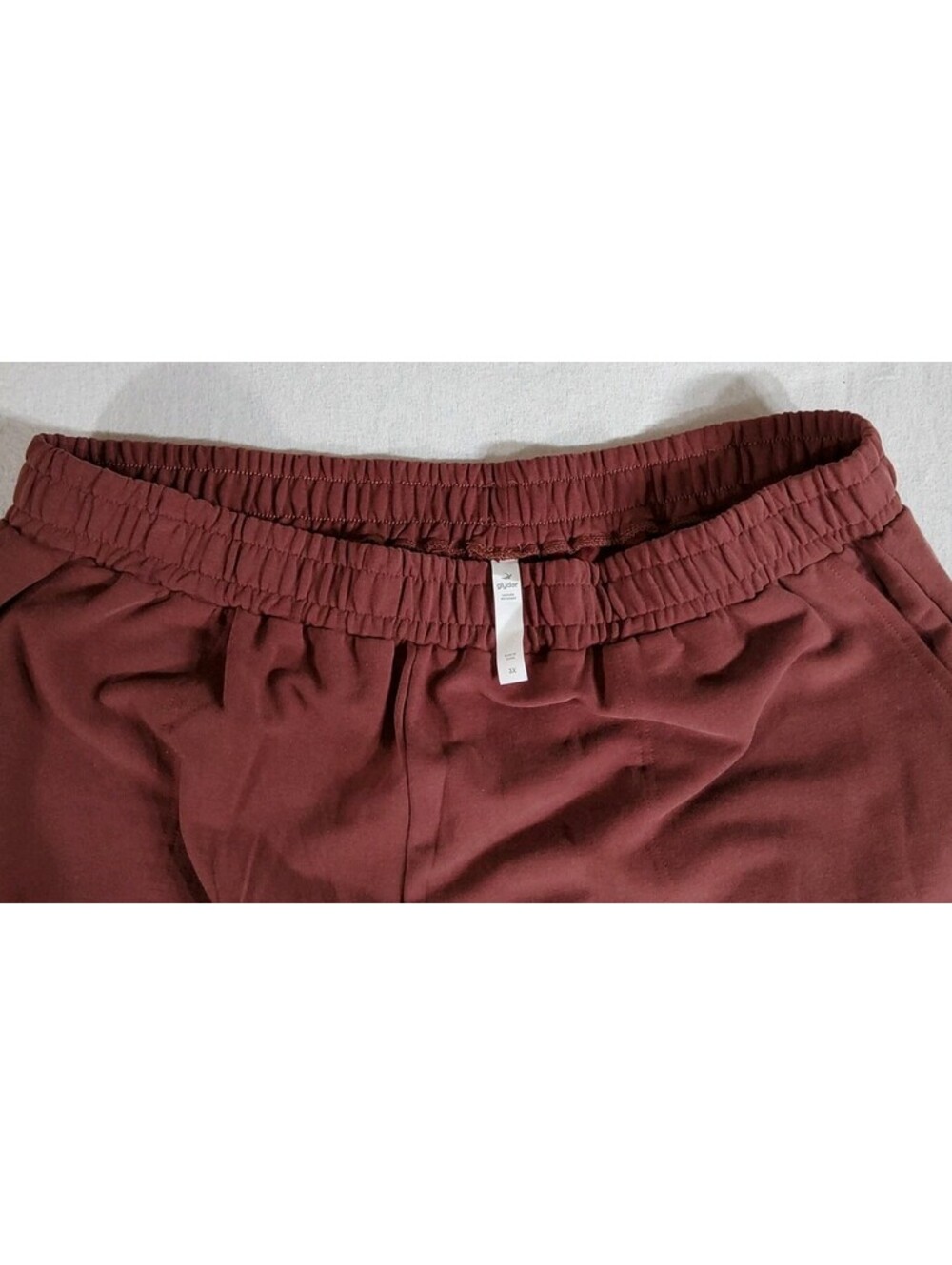 Glyder Vtg Oversized Jogger Pants Women's 3x Cabernet New With Tag $84 Retail - Picture 7 of 10